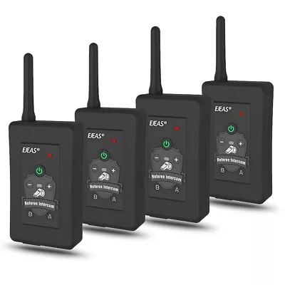 EJEAS 4 Pieces Set Football Soccer Volleyball Hockey Referee Headset Intercom • $526