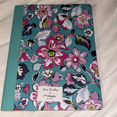 Composition Notebook Vera Bradley Gaby Floral   160 Lined Pages.  New With Tags • $10.50