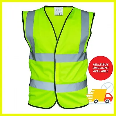 £195.99 • Buy Yellow Hi Vis High Visibility Vest Waistcoat Safety Work Reflective EN ISO 20471
