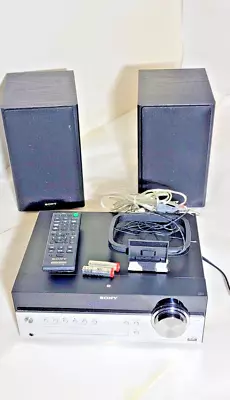 SONY BLUETOOTH Radio CMT-SBT100  CD AM/FM USB  Receiver System Speakers REMOTE • $95