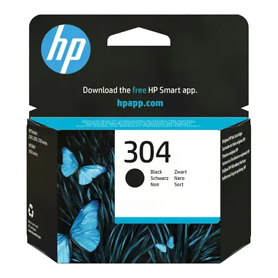 Original HP 304 & 304XL Black / Colour Ink Cartridges For HP Deskjet 2632 • £14.50