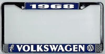 1968 Volkswagen VW Bubblehead Vintage California License Plate Frame BUG BUS T-3 • $48