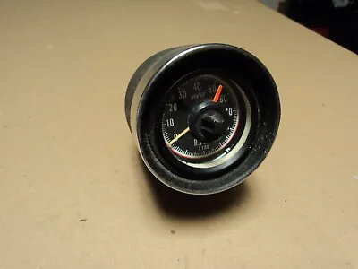 Vintage 1970s Mini Tachometer 8000 RPM Black • $39