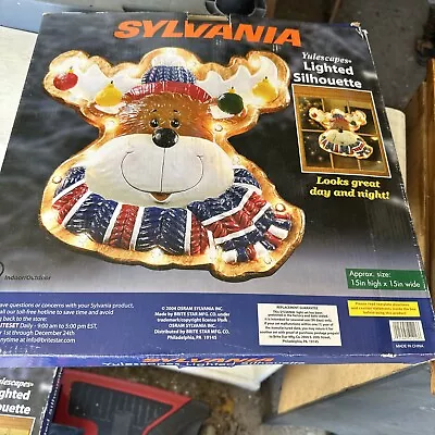 Sylvania YULESCAPES Reind Christmas Light Up Decoration Indoor Outdoor • $19.99