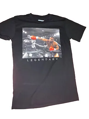 Mike Tyson T-Shirt LEGENDARY  Men's Black  Size SMALL SEE MEASUREMENTS Boxing 🥊 • $16.50