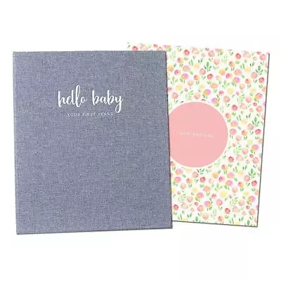 Minimalist Baby Memory Book For Girls Milestone Keepsake Journal | First Five • £10.39