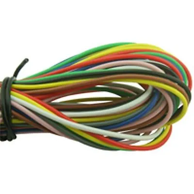 9M 16/0.2mm Single Core Hook Up Wire Pack 9x Colours • £2.57
