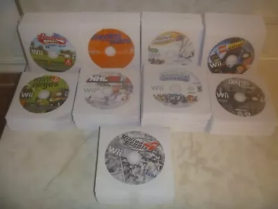 Nintendo Wii Games : You Choose From Large Selection!  Disc Only  • $4