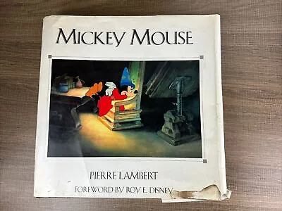 Mickey Mouse Hardcover Animation Art Book Signed By The Author Pierre Lambert • $180