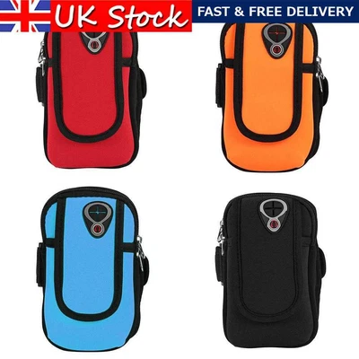 £5.19 • Buy Outdoor Sports Jogging Gym Armband Running Bag Mobile Phone Case Holder Bag #F