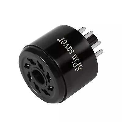 $11.04 • Buy 8Pin Octal Socket Saver EL34 KT88 6550 6SN7 6L6 6CA7 5U4G 5Z3 274B 6F8G Black
