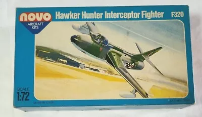 Novo 1/72 Hawker Hunter Interceptor Fighter Model Kit • $24