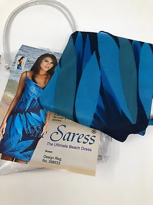£9.81 • Buy SARESS Size M Women's Bathing Suit Cover Up Beach Dress Ocean Design