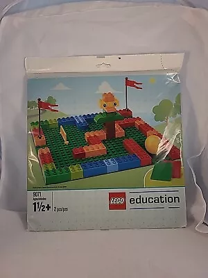 NEW Lego 9071 2Pcs Duplo Base Plates 15  X 15  Red & Green Sealed Lego Education • $39.05