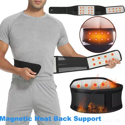 Adjustable Lower Back Brace Lumbar Support For Men Women Waist Belt Pain Relief • $13.79