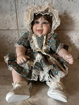 Large Life Like Porcelain Doll Life Sized Size Baby Girl 22” Vintage • $43.99