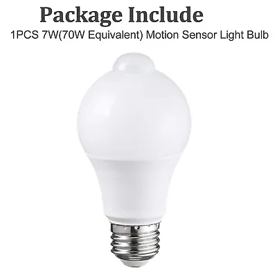 1/2PCS PIR Motion Sensor Light Bulbs E27 LED Lamp Infrared Auto Energy Saving  • $8.91