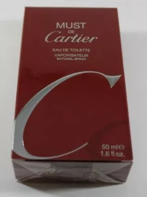 MUST DE CARTIER By CARTIER 1.6 Oz / 50 Ml EDT Spray New Box With Cello • $89.99