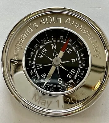 Vanguard Financial Company 2015 40th Anniversary Commemorative Compass • $44.99