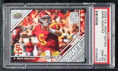 2009 Upper Deck Draft Edition Mark Sanchez #102 PSA 10 GEM MT Rookie RC • $11.70