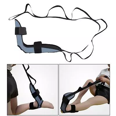 Yoga Stretch Strap Multi Loops Calf Stretcher Home Equipment Leg Stretcher For • £7.07