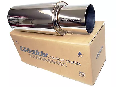 Greddy Revolution RS Universal Exhaust Muffler (2.5 /63mm) Inlet (4 /103mm) Tip • $175.88