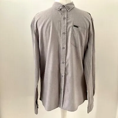 Firetrap Size XL Grey Long Sleeved Shirt Cotton Blend • £3.99