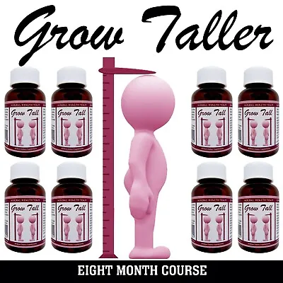 GROW Up To Six Inches In Height Be TALLER Safely 8 Month Course Sold Worldwide • $147.97