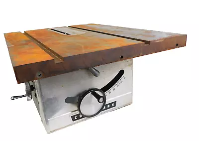 WORKING Vintage 1965-70s Heavy Duty Rip Table Saw SEARS Craftsman - NO MOTOR • $211.65