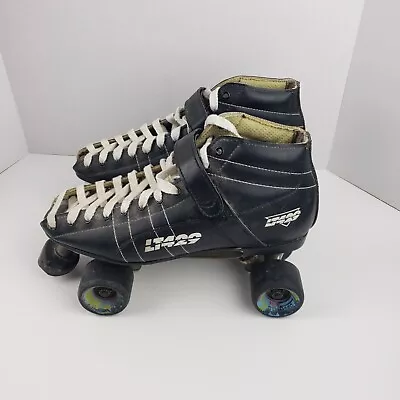 Black LABEDA PACER LT429 Roller Skates Size 10 Vanguard Zinger Wheels • $99.99