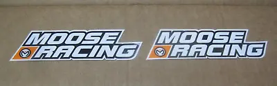 2 Moose Racing 6 X1.75  Sticker/decal NEW Atv Motocross Utility Mud Division  • $1.99