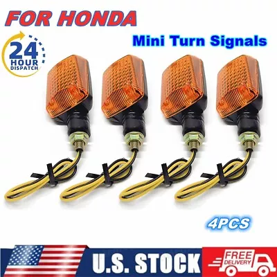 Mini Turn Signals For Honda CB250 350 400 500 650 900 Shadow 750 Nighthawk  4PCS • $16.50