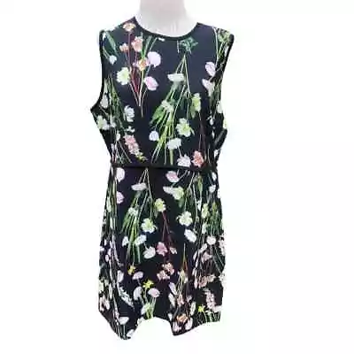 Victoria Beckham Black Flowered Dress New S • $30