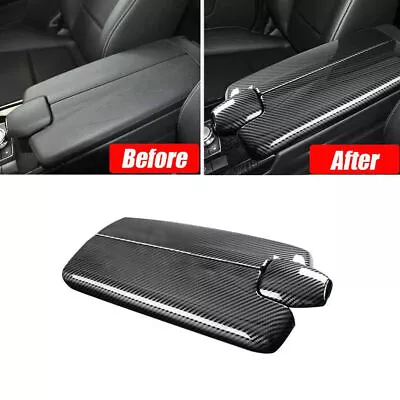 For Mercedes Benz E Class W212 2010-15 Carbon Fiber Center Armrest Box Cover ABS • $17.92