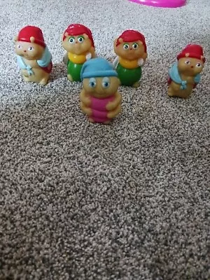 Vintage Hasbro Playskool Glo Bug Glow Worm Lot Of 5 • $24.95