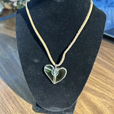 Glass Heart Necklace • $6