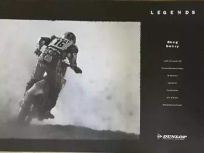 Doug Henry  Dunlop Legends Poster • $20