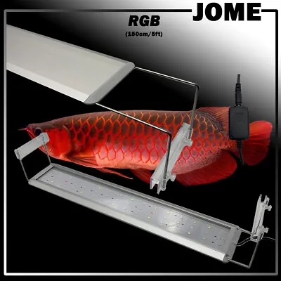 Aquarium Light RGB LED Fish Tank Lighthing Full Spectrum Aqua Tropical 5ft 150cm • $220.40