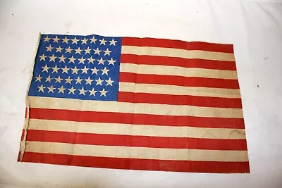 Vintage 1940's 45 Star American Parade Flag 17in X 11in Cloth Material • $207.46