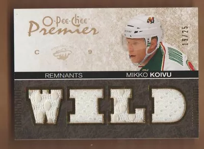 MIKKO KOIVU 2007-08 OPC Premier /25 Quad Jersey Remnants #PR-KO Wild O-Pee-Chee* • $39.99