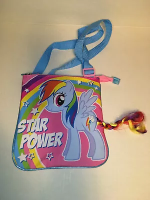 Girls My Little Pony Star Power Shoulder Purse Bag Approx 9”x8” • $6