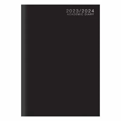 £9.19 • Buy 2023-2024 A4 Academic Day A Page Mid Year Organiser Student Planner Diary BLACK
