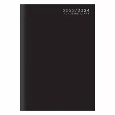 £9.19 • Buy 2023-2024 A4 Academic Day A Page Mid Year Organiser Student Planner Diary BLACK