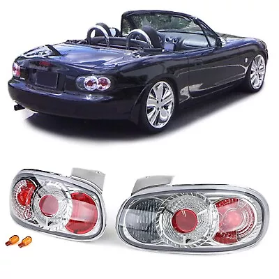 Set Of Clear Tail Lights For Miata / Mazda Mx5 Nb Nbfl 1998-2005 Nice Gift • $169.95