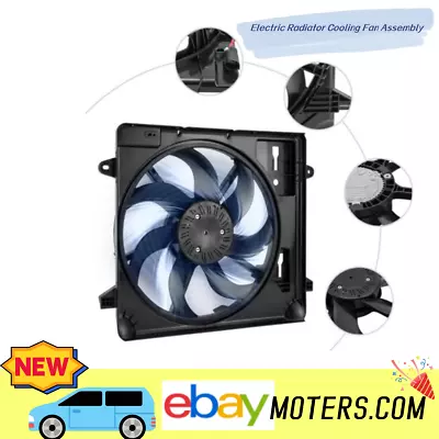 Electric Radiator Cooling Fan Assembly For Jeep Wrangler 2012 2013-2018 USA SALE • $184.30