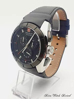 Swiss Military Hanowa 6-4191 Gents 100m Watch Switzerland - Boxed - Good Cond • £89.99