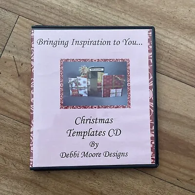 £3.50 • Buy DEBBI MOORE DESIGNS – Christmas Templates CD Paper Craft 20 Projects