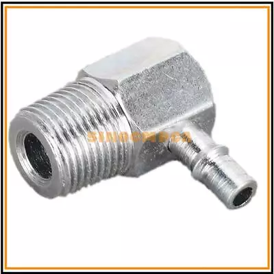 Aluminum Alloy Vacuum Fitting 90 ° Intake Manifold Vacuum Fitting 3/8NPT-1/4 • $6.65