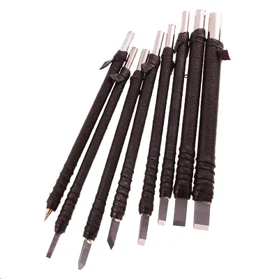 £26.21 • Buy Stone Carving Tools DIY Hand Stone Carving Chisels 8pcs Set Stone Sculpting