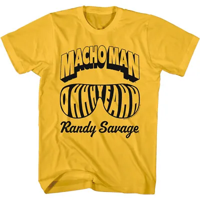 Macho Man Randy Savage Sunglasses Men's T-Shirt Wrestling WWE • $21.99